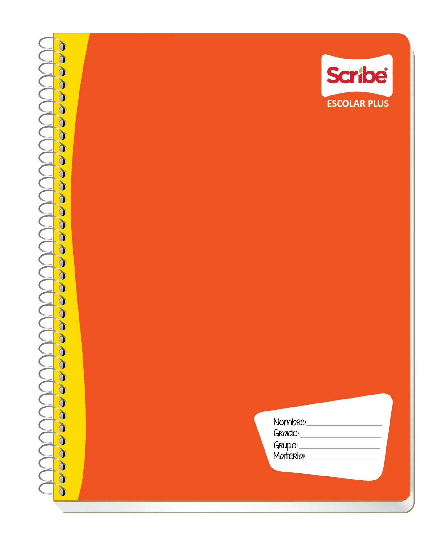 Cuaderno profesional escolar espiral continuo 100 hojas doble raya Scribe - Scribe - detalle