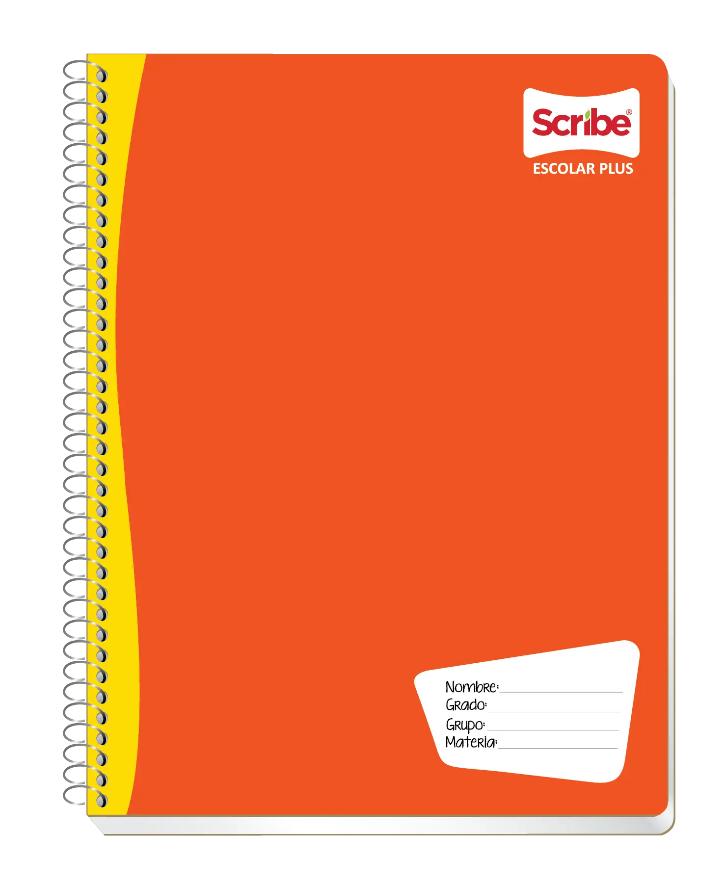 Cuaderno profesional escolar espiral continuo 100 hojas doble raya Scribe - Scribe - detalle