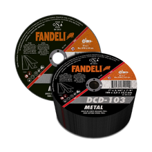 10 PZ D. CORTE DELG METAL PRO+ 7" 10 pz FANDELI 180mm x 2.0mm x 22.2mm - Fandeli - vista lateral