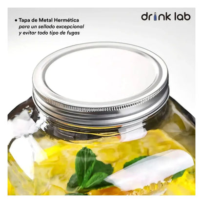 Dispensador Doble de 5L c/u Con Base - Coveme