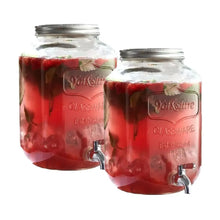 2pz Dispensador 8L transparente sin base c/tapa - Das