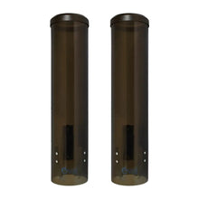 2 Despachador Cono Oval 250 Piezas Color Humo Dosificador - Oval - vista trasera