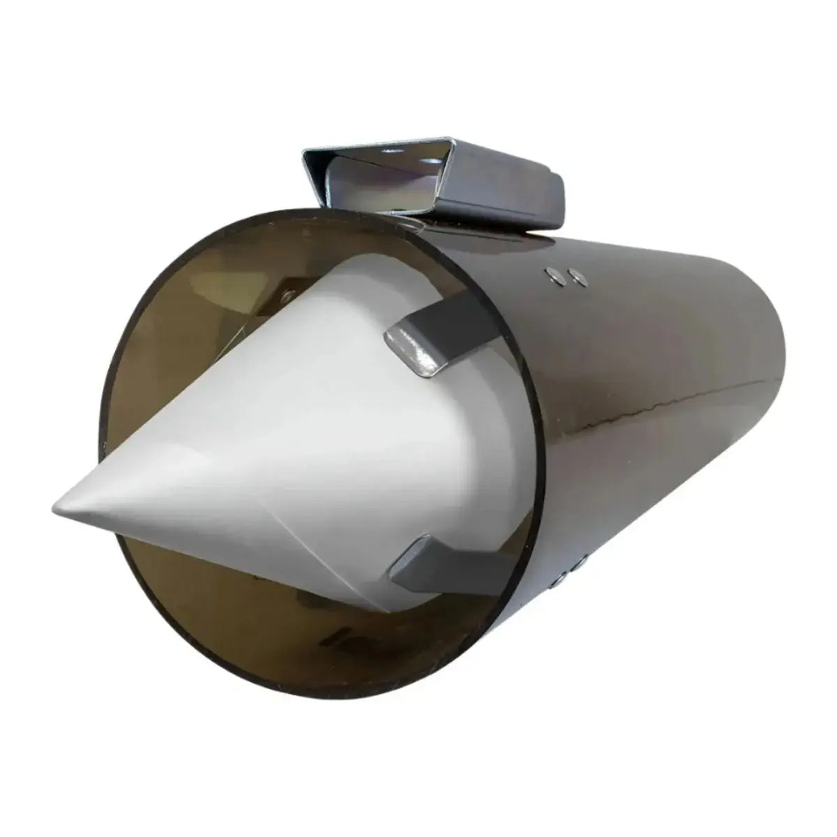 2 Despachador Cono Oval 250 Piezas Color Humo Dosificador - Oval