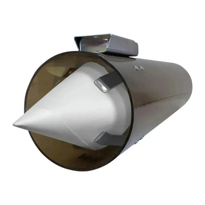2 Despachador Cono Oval 250 Piezas Color Humo Dosificador - Oval