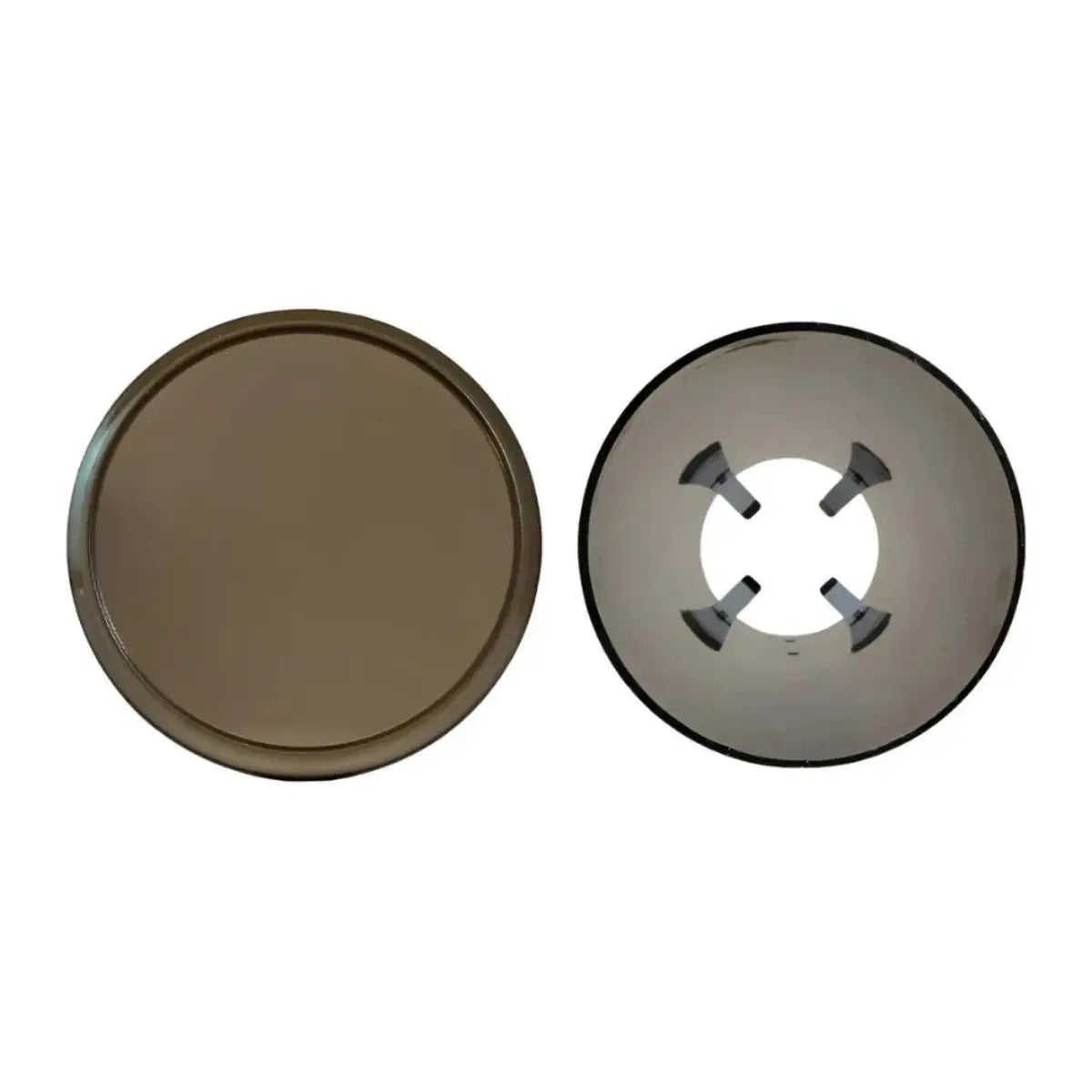 2 Despachador Cono Oval 250 Piezas Color Humo Dosificador - Oval - detalle