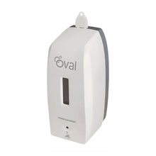Jabonera Automatica Dispensadora Oval 500ml Blanco Gris - Oval - vista lateral