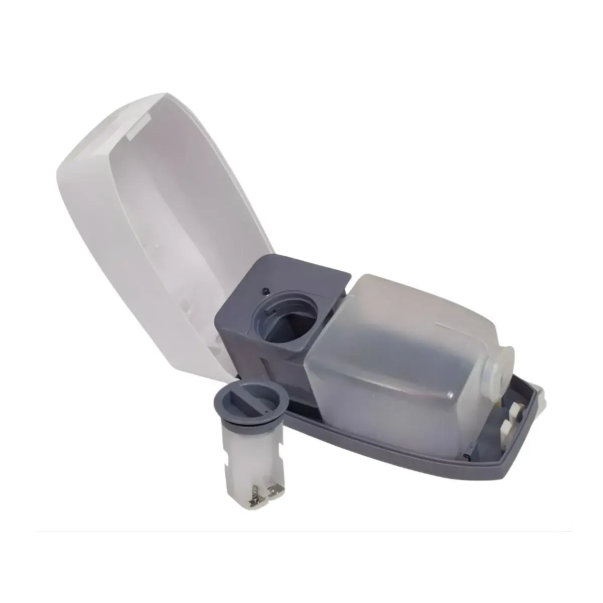 Jabonera Automatica Dispensadora Oval 500ml Blanco Gris - Oval - detalle