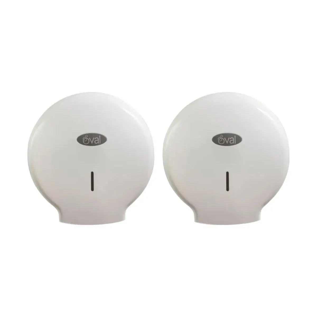 2 PZS Despachador Junior De Papel Higiénico Oval® Eco Pp, Blanco - Oval - empaque
