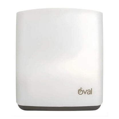 2 PZS Despachador De Toalla Interdoblada Oval® Dv047 Blanco - Oval - vista trasera