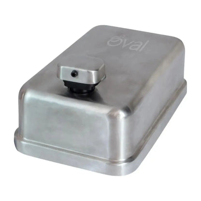 2 PIEZAS JABONERA INOX 1 LT OVAL - Degasa - vista trasera