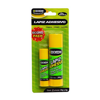 Lápiz Adhesivo Blanco Escolar Dixon 8g Y 36g