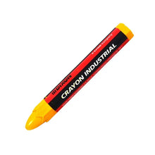Caja de 10 Crayones Industriales Amarillos Dixon