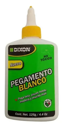 Pegamento Líquido Blanco Adhesivo Escolar Dixon 125g 1 Pieza - ADHES