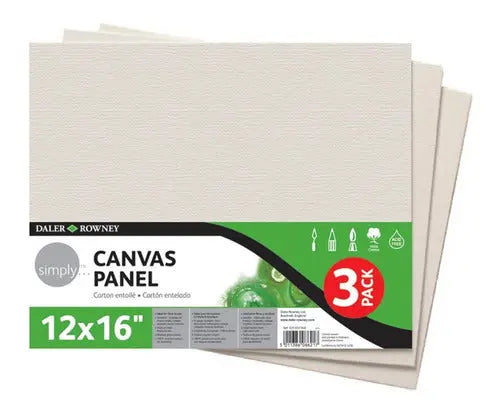 Set 3 Bastidores Lienzo para Pintar Daler Rowney Simply 30x40cm - daler rowney