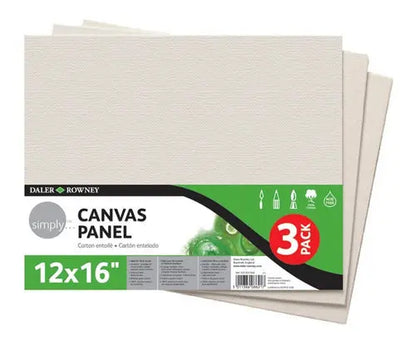 Set 3 Bastidores Lienzo para Pintar Daler Rowney Simply 30x40cm - daler rowney