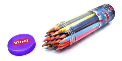 Lápices De Colores Vinci Vividel Jumbo Triangulares 25 Piezas - Vinci - detalle