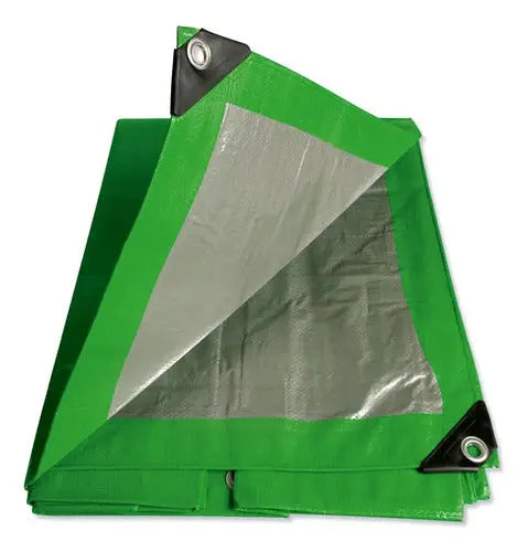 Lona Polietileno Foy 6.09 X 9.14 M Impermeble Color Verde - Lock