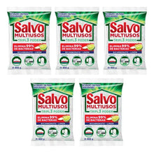 5 Pz Detergente Polvo Salvo Multiusos Facil Disolucion 900g - P&amp;G