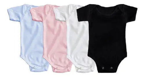 Pañalero Blanco Rosa Azul Ropa Bebe Mayoreo Niño Niña Corta - Ramoncito