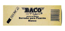 Borrador Pizarron Verde Gis Baco Madera Pizarra Escolar - BACO - vista lateral