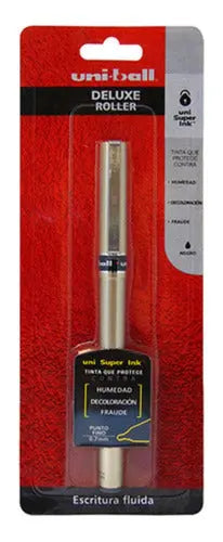 Bolígrafo Roller Deluxe Fino 0.7mm Pluma Tinta Negro Oferta - Coveme