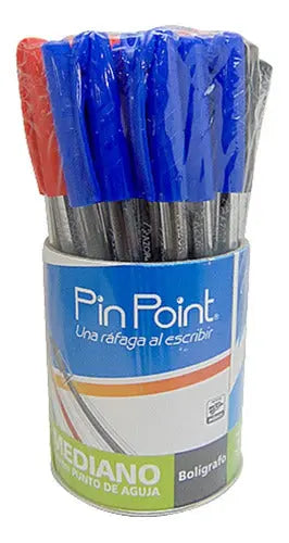 Plumas Azor Pin Point Colores Punto Mediano 1mm 36 Piezas - Azor - detalle