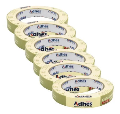 6pz Cinta Enmascarar Beige Adhes Masking Tape 50 M - ADHES - detalle