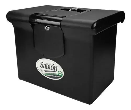 Archivero Organifile Negro Portatil Carta Sablon Cerradura - Sablon