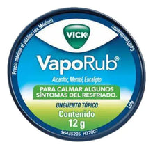 Vick Vaporub Ungüento Lata De 12gr Mentol Alcanfor Eucalipto - P&amp;G