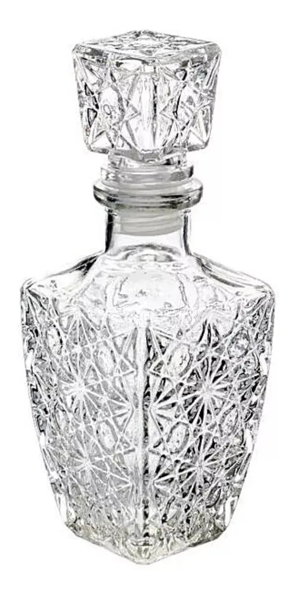 2p Licorera Diamante Grande 500ml Vino Vidrio Cristal Regalo - Vittori - detalle