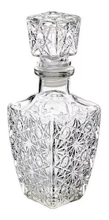 2p Licorera Diamante Grande 500ml Vino Vidrio Cristal Regalo - Vittori - detalle