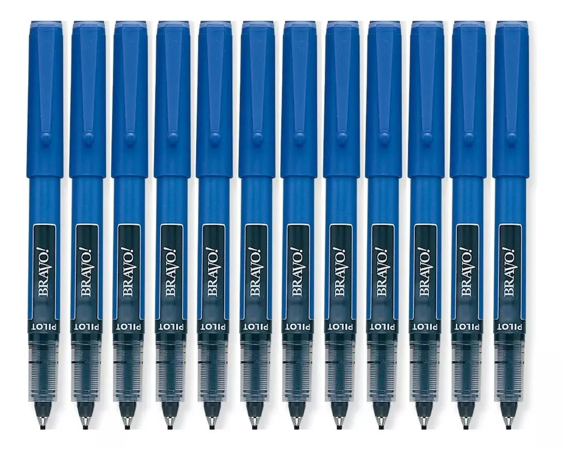 Pilot Bravo 11030 marcador de tinta líquida, tinta azul, Caja con docena - Pilot - accesorios