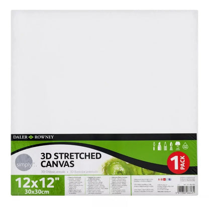 Bastidor Lienzo Pintar Canvas Daler Rowney Simply 30x30cm - daler rowney - vista lateral