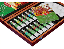 Set Regalo Madera Pintura Acrilica Tubo Derwent Academy 18 Piezas - derwent - detalle