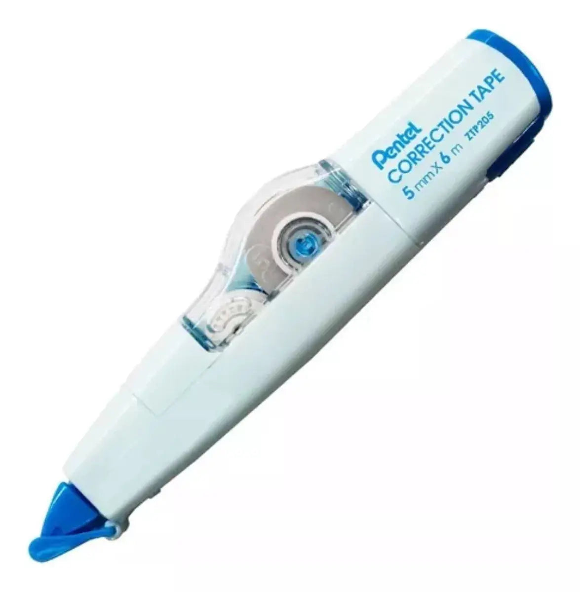 Corrector En Cinta Pentel Con 2 Funciones En 1 Recargable Azul - Pentel