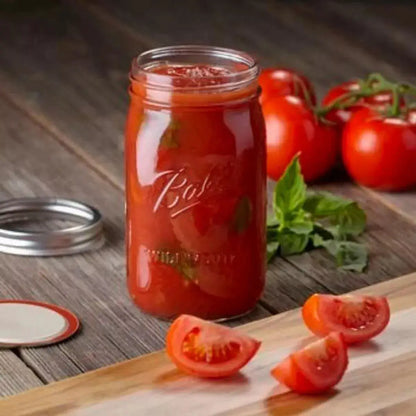 8pz Mason Jars Ball Vidrio Boca Ancha 473 Ml 946 Ml - Coveme - empaque