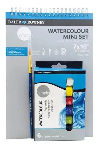 Set Acuarela Profesional Y Block Daler Rowney Simply Pintura - Daler-Rowney