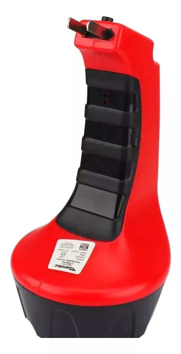 Linterna Recargable Portátil Sanelec 15 Leds Cuerpo Abs 1614 - Sanelec - vista lateral