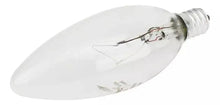 20 Pzs Foco Tipo Vela 40w Sanelec Candil Base E12 Luz Calida - Sanelec - vista lateral