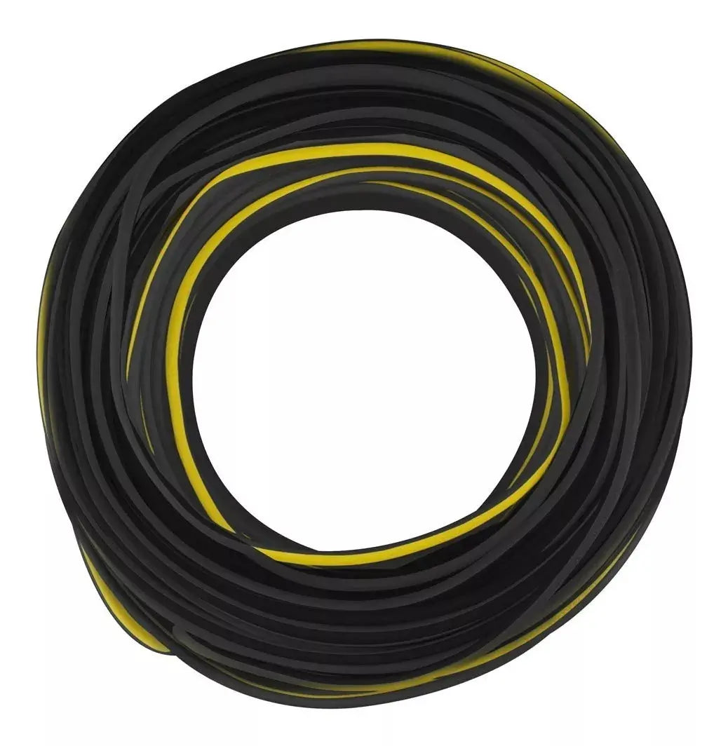 SANTUL, Cable Alucobre, Flexible y Ligero, Antiflama y Resistente, Rollo de 100 metros, Color Negro, Modelo 4082 - Sanelec - vista lateral