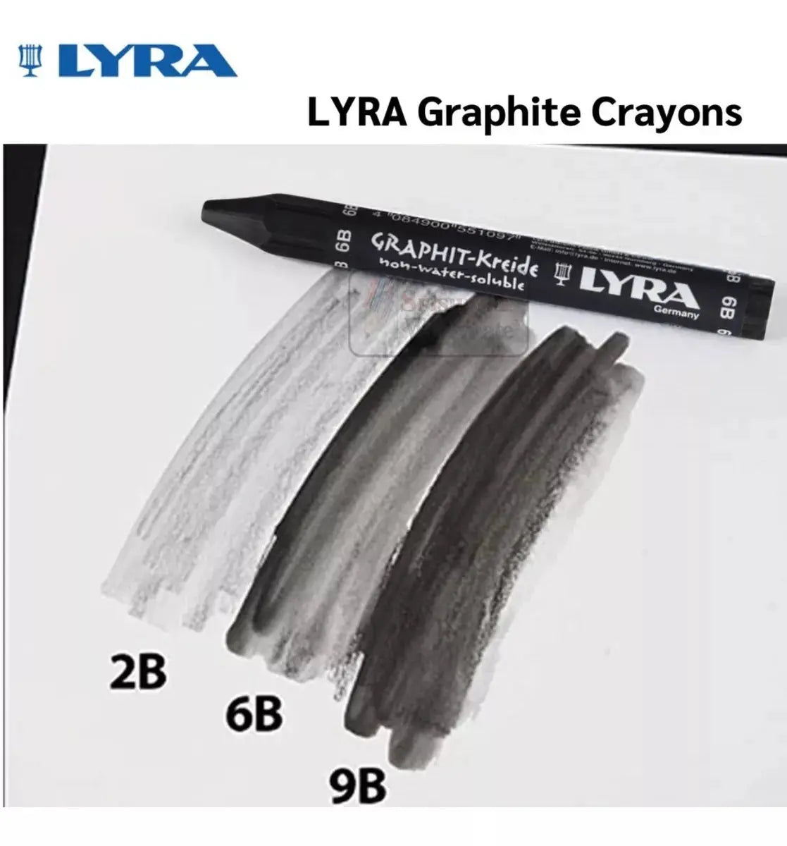 Crayónes Lyra Grafito Permanente Profesional 2b 1 Piezas - lyra - vista lateral