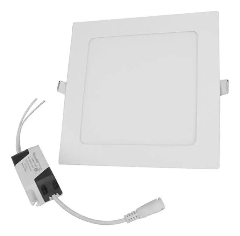 Sanelec 1262 Panel Cuadrada para empotrar, 12W, Luz Cálida - Sanelec - detalle