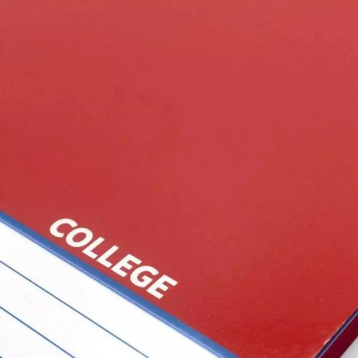 Cuaderno Rojo College 100 Hj Norma Color 360 Cosido Cuadro Grande - Norma - empaque