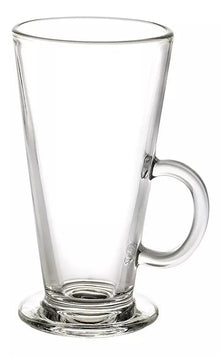 Set De 6 Tazas Para Café Te Conica 280ml Vidrio Capuccino - Vittori