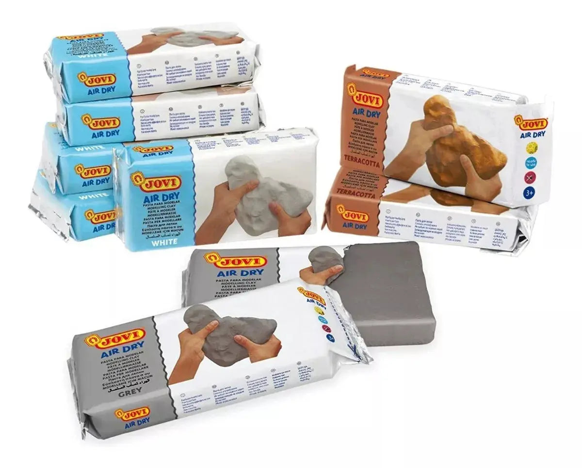 Pasta Moldear Jovi 500 Grs Air Dry Manualidades Colores Blanco - Jovi - uso