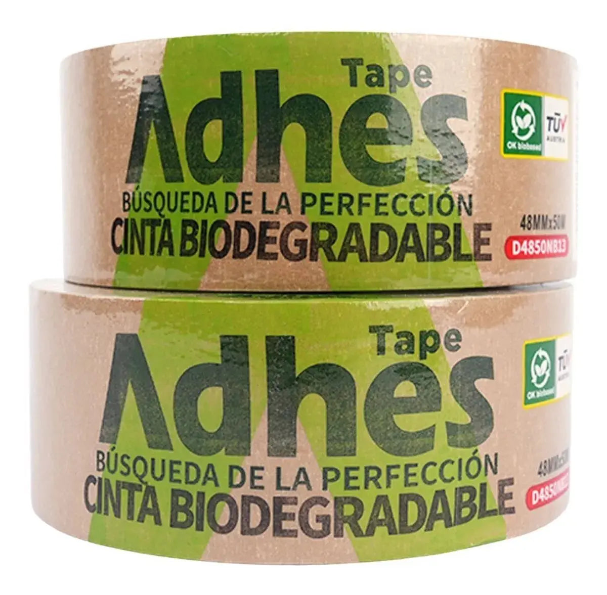 4pz Cinta Canela Adhesiva Biodegradable Adhes Ecologica 50m - ADHES - empaque
