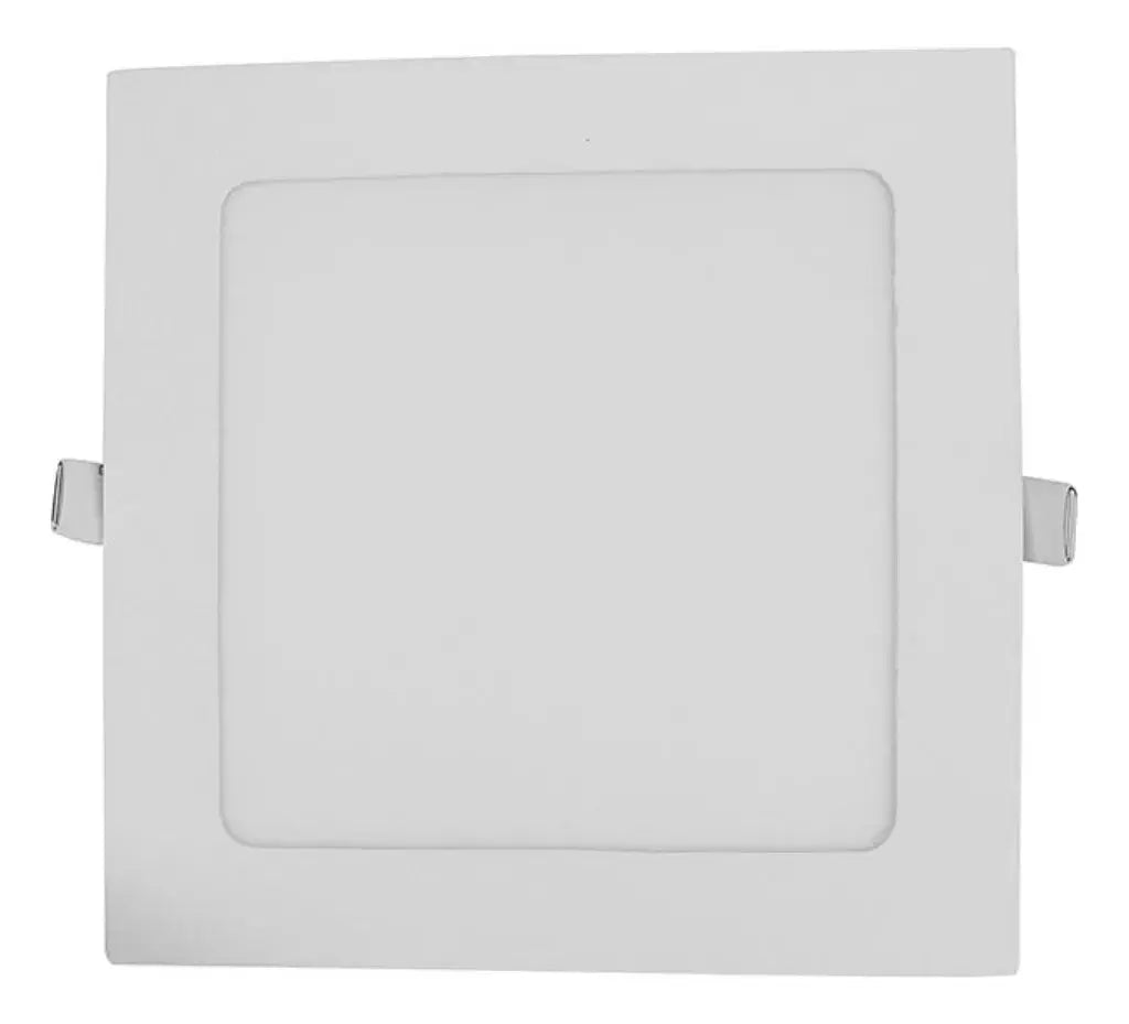 Sanelec 1262 Panel Cuadrada para empotrar, 12W, Luz Cálida - Sanelec