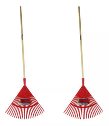 2 Pzs Escoba Jardin Curva Santul Plástica 22 Dientes 500mm - Santul