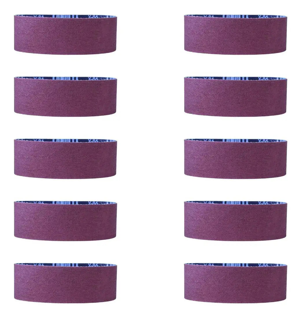 Pack 10 Lija Banda X-86 Fandeli Grano 36 4'x24' Resistente - Fandeli