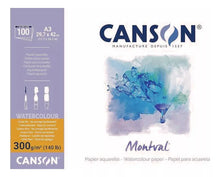 Block Papel Acuarela Canson Grano Fino Montval 29.7x42cm 12h - Canson - accesorios